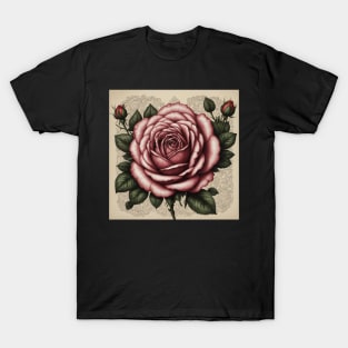 Rose Drawing T-Shirt